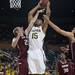Michigan sophomore Jon Horford is fouled by an IUPUI defender in the second half on Monday. Daniel Brenner I AnnArbor.com